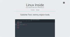 Desktop Screenshot of linuxinside.pl