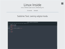 Tablet Screenshot of linuxinside.pl